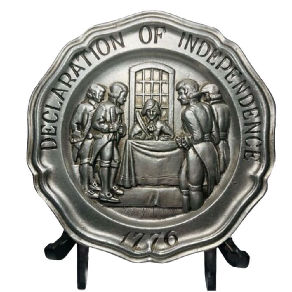 1776 Declaration of Independence Sexton Pewter 1973 USA